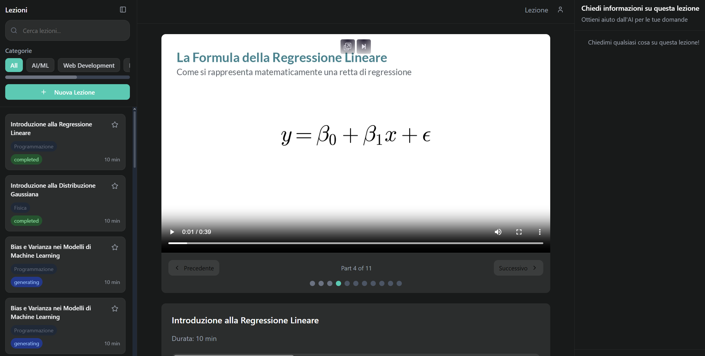 Lecturegen — video-learning generativo e personalizzato
